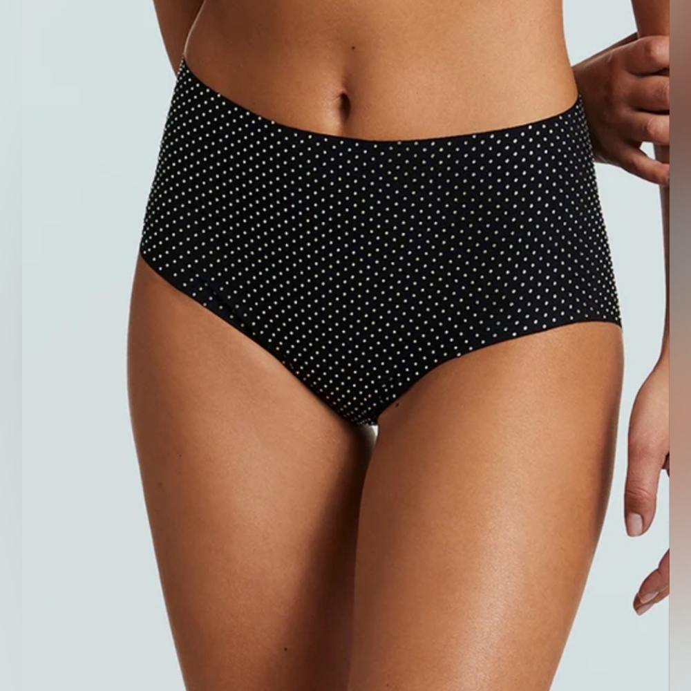 COMMANDO High Rise Black Party  Starter High Rise Bikini Panty In Sz M/L NWT